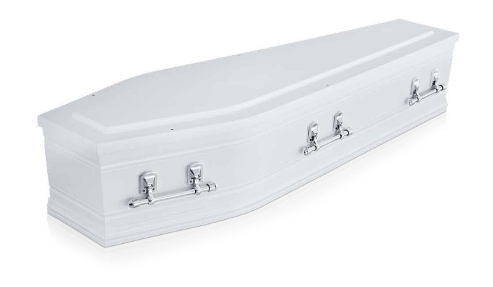 Alva White coffin