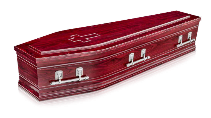 Calvary Rose coffin