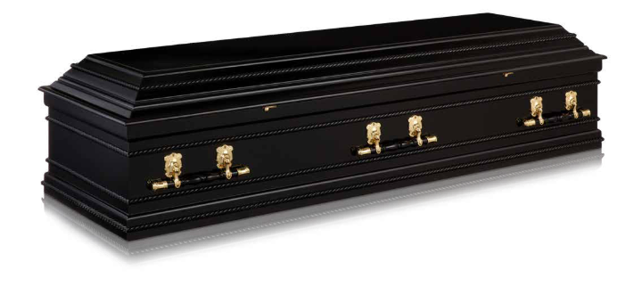 Douglas Black coffin