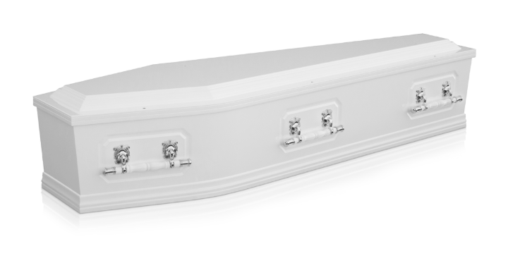 Flinders White coffin