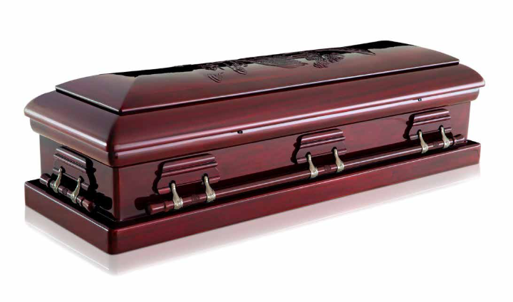 Monarch coffin