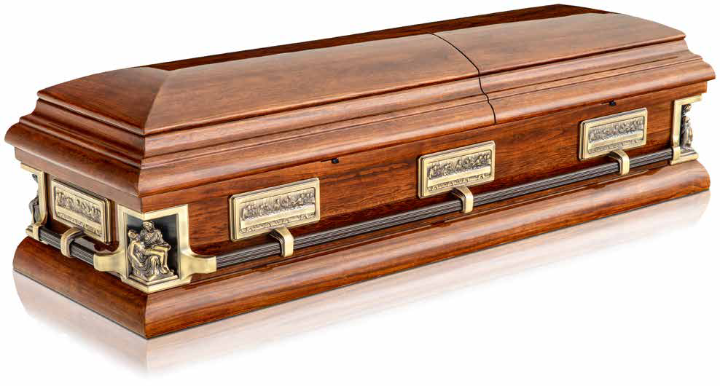 Pieta coffin