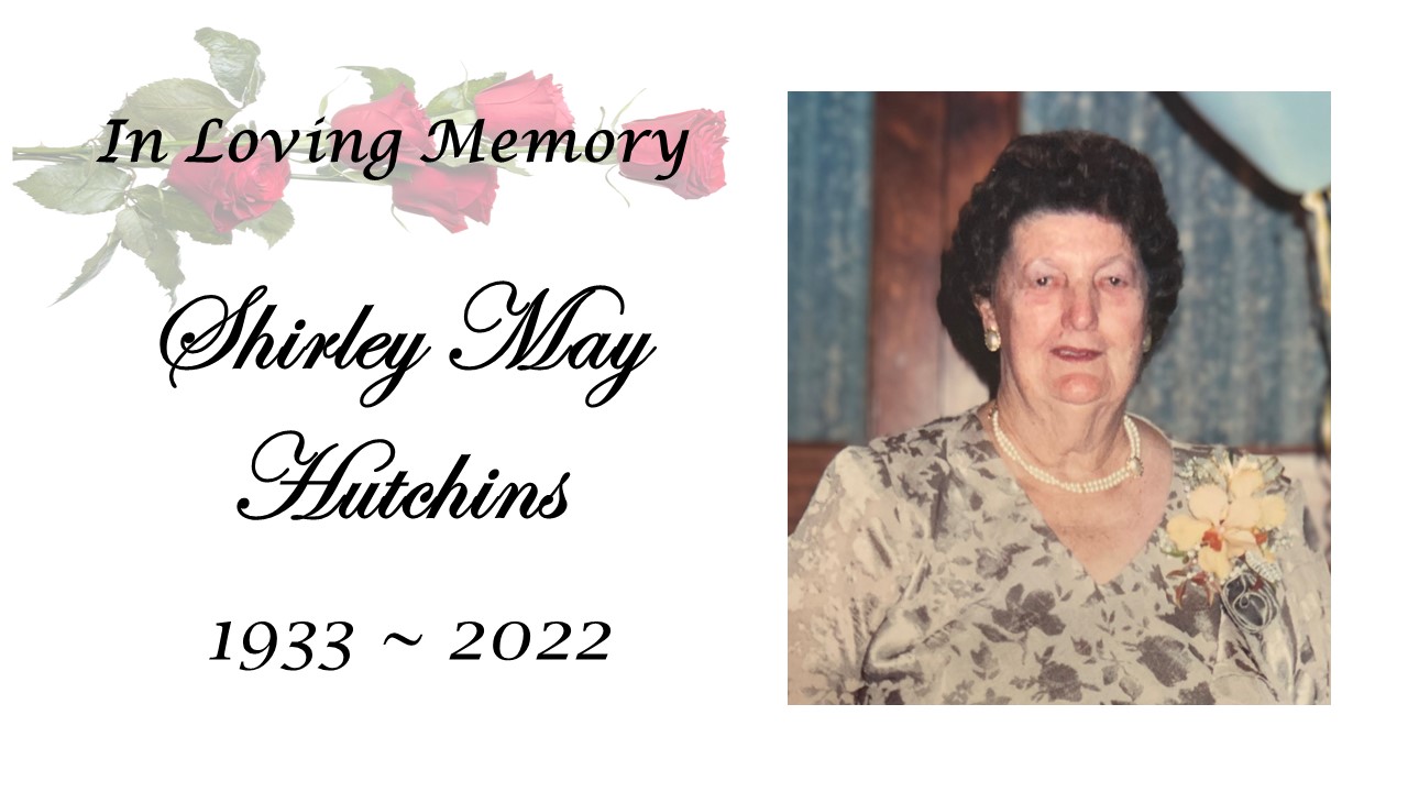 HUTCHINS, Shirley May